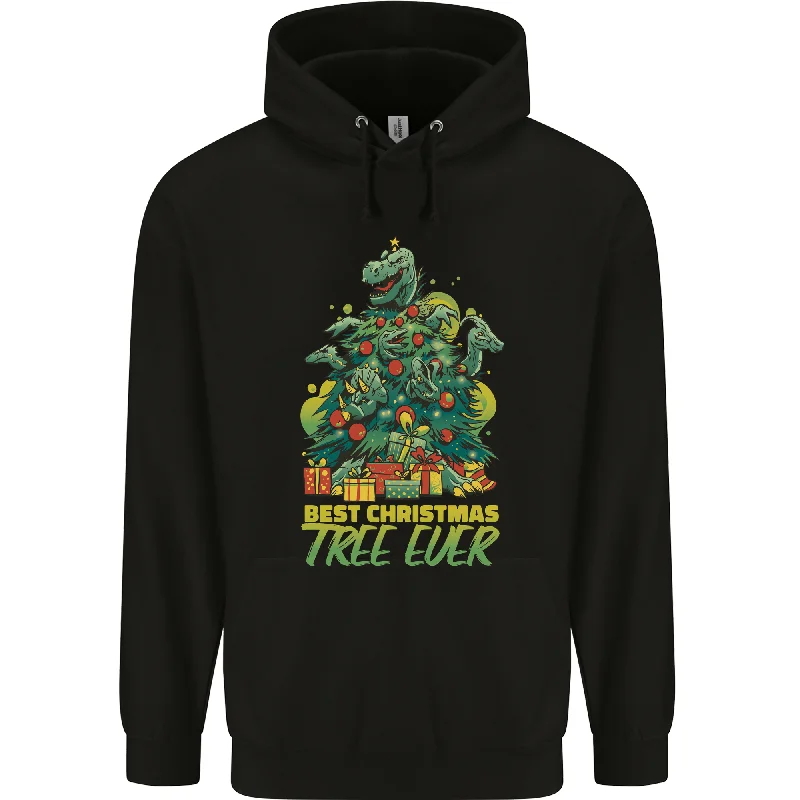 Best Christmas Tree Ever T-Rex Xmas Dinosaur Mens 80% Cotton Hoodie Hoodie with Hem Elastic Stretchable Comfortable Best Christmas Tree Ever T-Rex Xmas Dinosaur Mens 80% Cotton Hoodie Hoodie with Hem Elastic Stretchable Comfortable