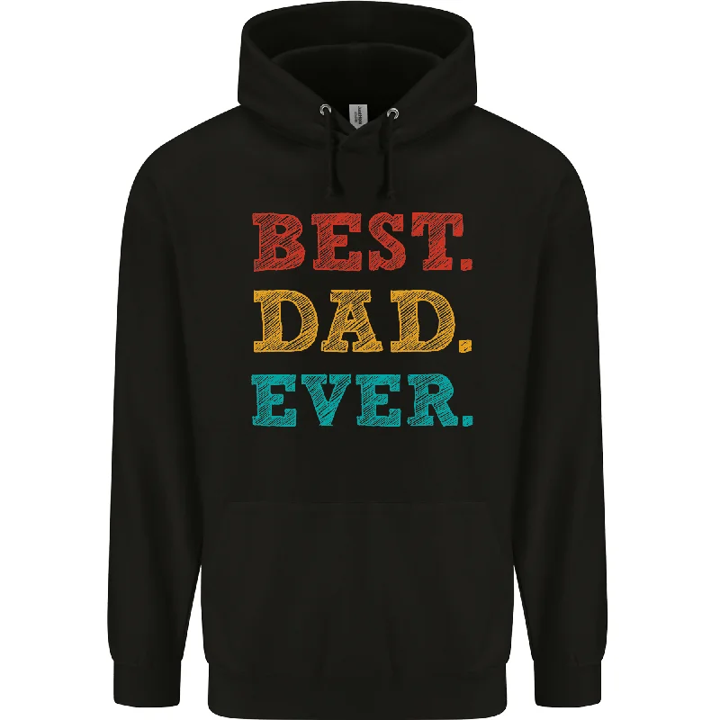 Best Dad Ever Fathers Day Gift Present Mens 80% Cotton Hoodie Hoodie with Ribbed Cuffs Snug Fit Comfort Best Dad Ever Fathers Day Gift Present Mens 80% Cotton Hoodie Hoodie with Ribbed Cuffs Snug Fit Comfort