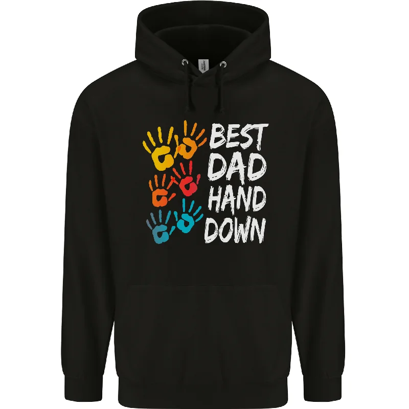 Best Dad Hands Down Fathers Day Funny Mens 80% Cotton Hoodie Hoodie with Logo Branding Identity Best Dad Hands Down Fathers Day Funny Mens 80% Cotton Hoodie Hoodie with Logo Branding Identity