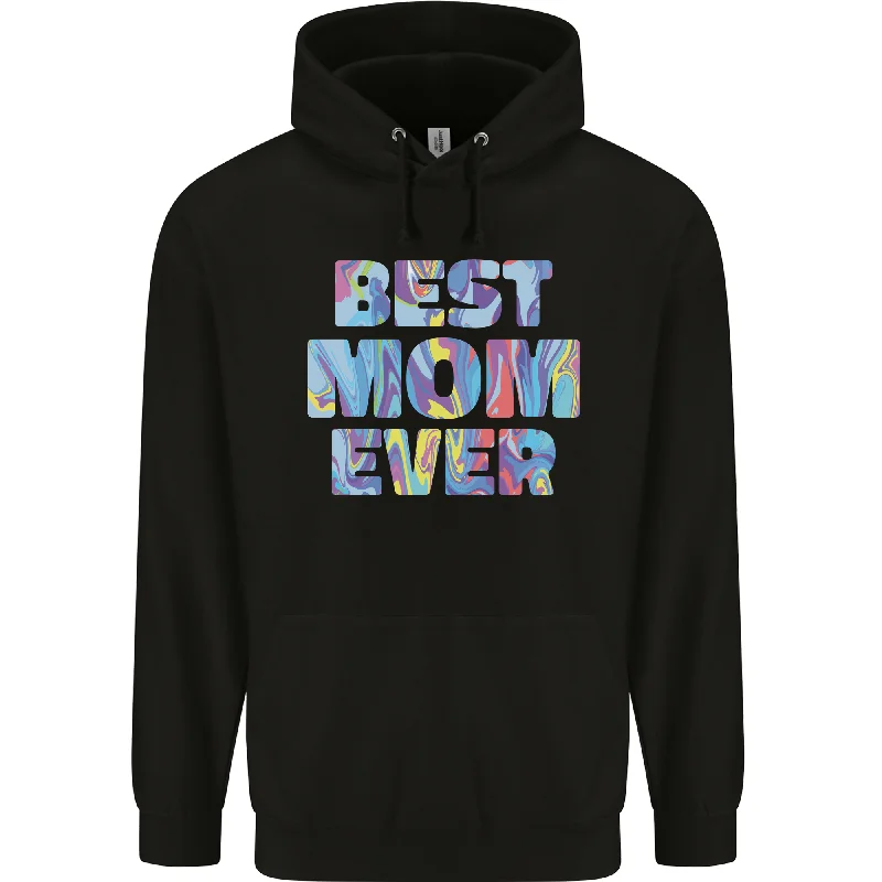 Best Mom Ever Tie Died Effect Mothers Day Mens 80% Cotton Hoodie Hoodie with Pocket Utility Practical Best Mom Ever Tie Died Effect Mothers Day Mens 80% Cotton Hoodie Hoodie with Pocket Utility Practical