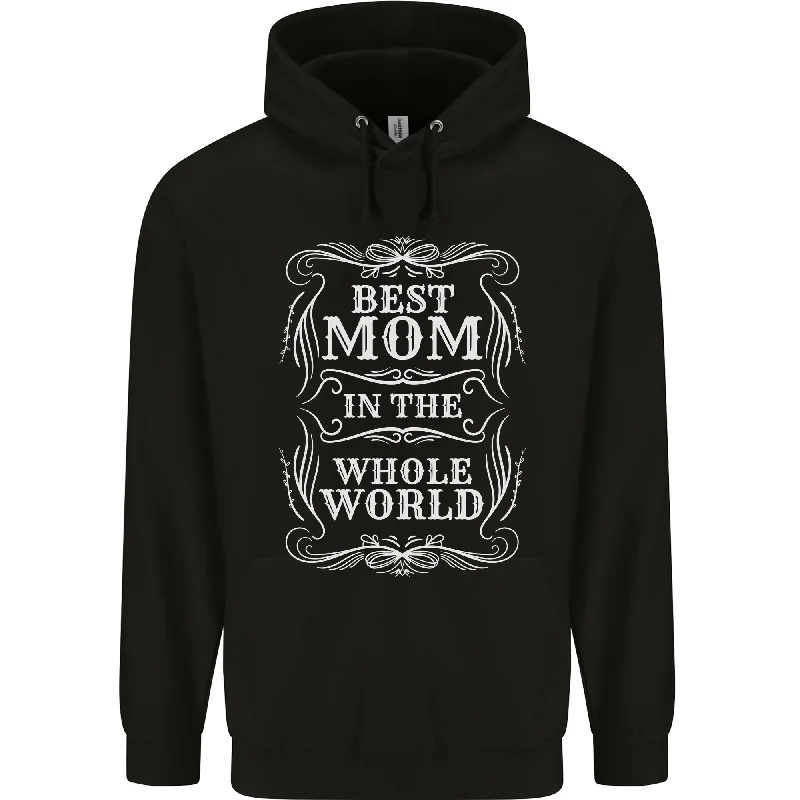 Best Mom in the World Mothers Day Mens 80% Cotton Hoodie Hoodie with Crew Neck Simple Timeless Best Mom in the World Mothers Day Mens 80% Cotton Hoodie Hoodie with Crew Neck Simple Timeless