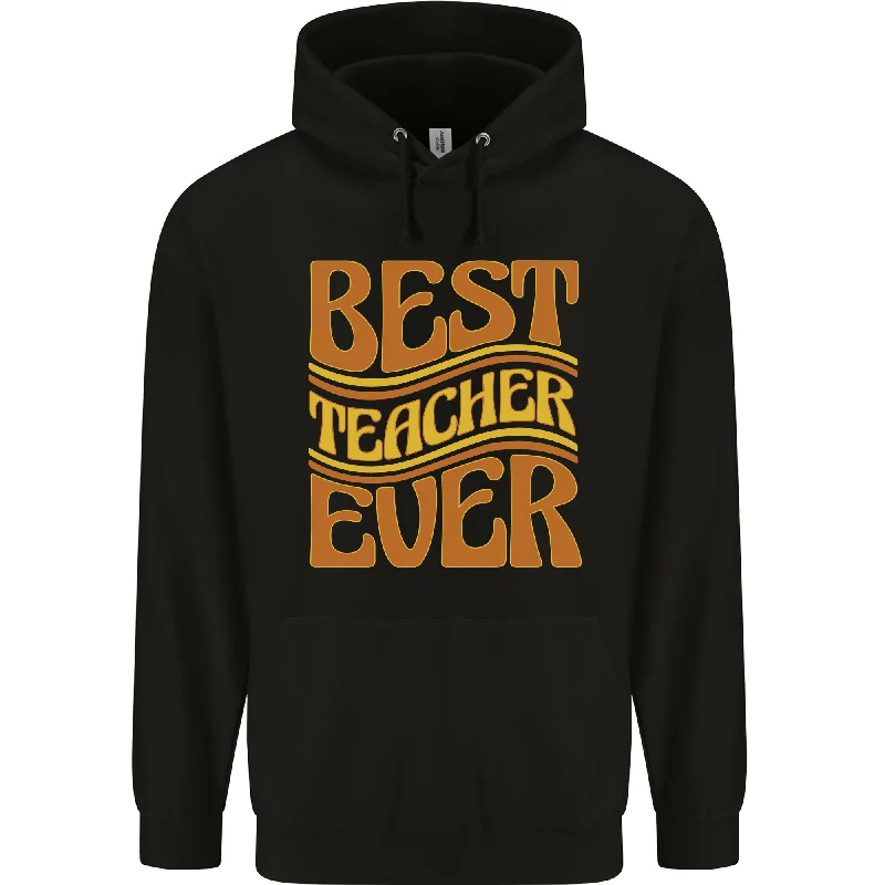 Best Teacher Ever Teaching Maths English Mens 80% Cotton Hoodie Hoodie with Button Classic Timeless Best Teacher Ever Teaching Maths English Mens 80% Cotton Hoodie Hoodie with Button Classic Timeless