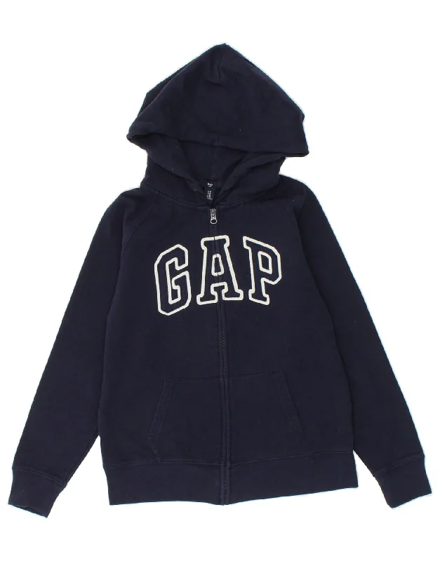 GAP Boys Graphic Zip Hoodie Sweater 8-9 Years Medium Navy Blue Cotton Hoodie with Gradient Ombre Colorful GAP Boys Graphic Zip Hoodie Sweater 8-9 Years Medium Navy Blue Cotton Hoodie with Gradient Ombre Colorful