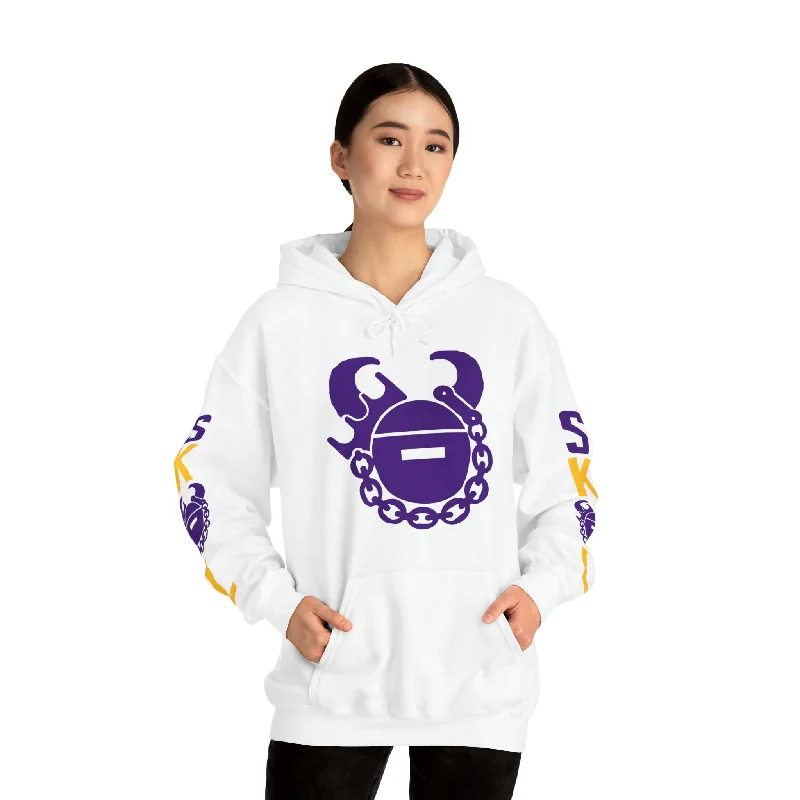 Unisex Heavy Blend™ Hooded Sweatshirt - Game Day Helmet + Original (Sleeves) Hoodie with Hood Adjustable Protection Unisex Heavy Blend™ Hooded Sweatshirt - Game Day Helmet + Original (Sleeves) Hoodie with Hood Adjustable Protection