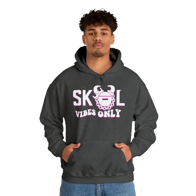 Unisex Heavy Blend™ Hoodie - Good Vibes Only Hoodie with Slit Hem Functional Movement Unisex Heavy Blend™ Hoodie - Good Vibes Only Hoodie with Slit Hem Functional Movement