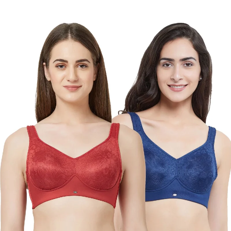 Minimizer Full Coverage Non Wired Bra (Pack Of 2) CB-325 Light Seamless Bra