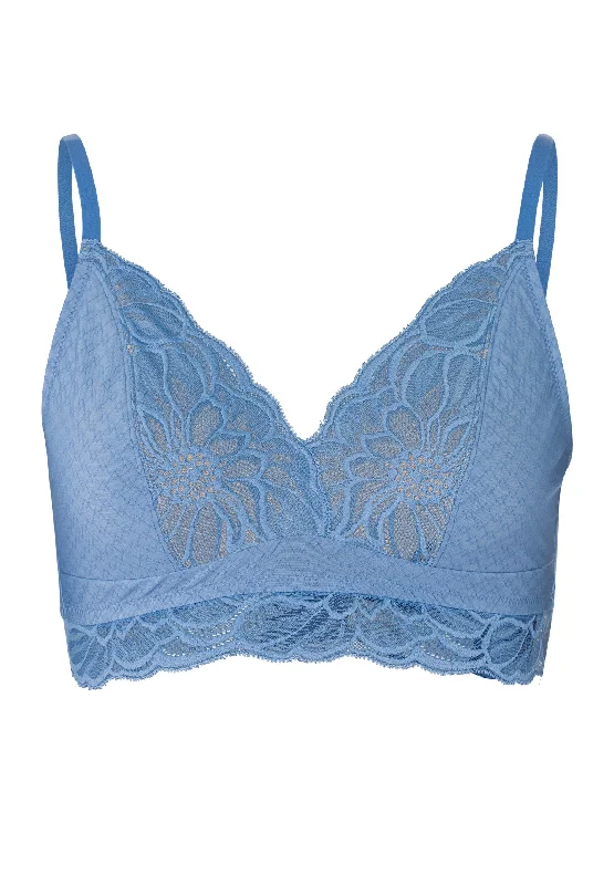 Marilyn Soft Cup Bra | Dusty Blue 70934-2515 Chic Lace Bra