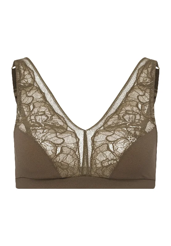 Selma Soft Cup Bra | Olive 70989-1775 Soft Lace Bra