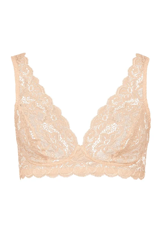 Luxury Moments Lace Soft Cup Bra | Beige 71465-274 Seamless Fit Bra