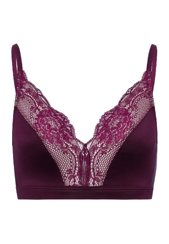 Lovis Soft Cup Bra | Sumac 72630-1488 Comfortable Lounge Bra