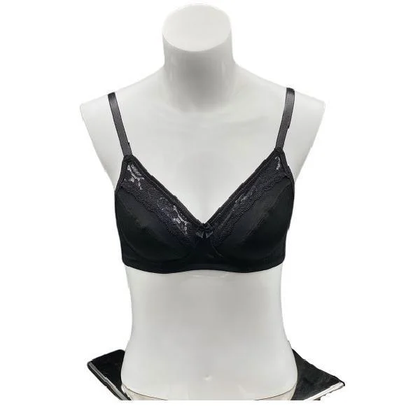 Double Layered Stretchy Wire-free Bra Full Support Bra