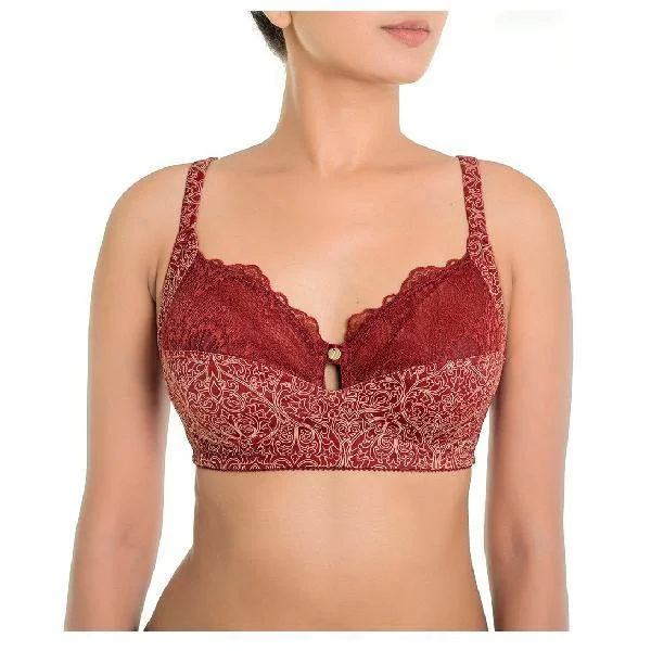 Super Support Comfy Minimizer Nonpadded Bra Push-Up Bralette Set