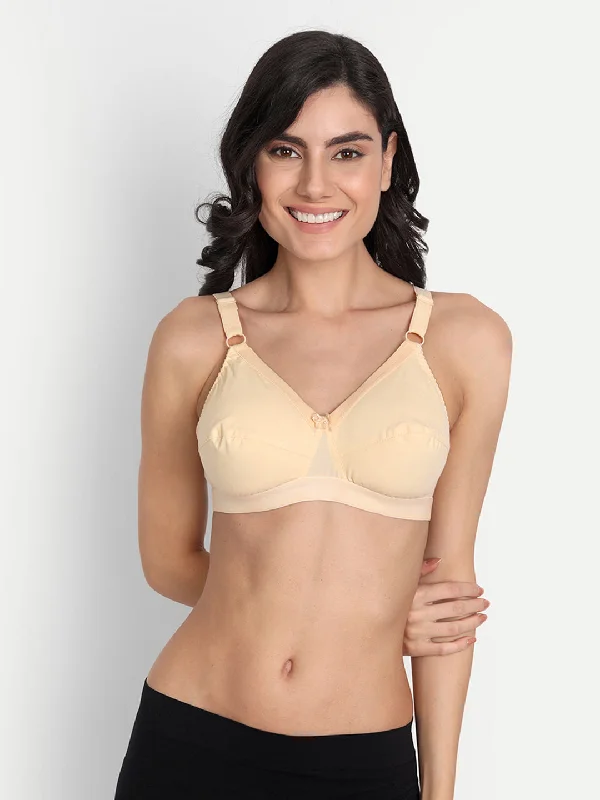 T.T. Women Desire Beige All Day Comfort Bra Supportive Sports Bra