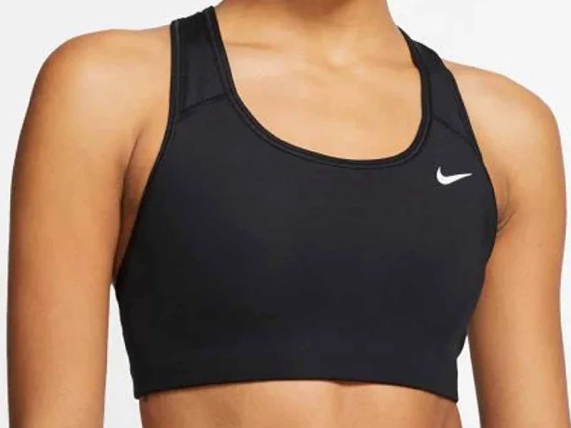 Women's Nike Swoosh Bra - BV3630-010 Elegant Silk Bra