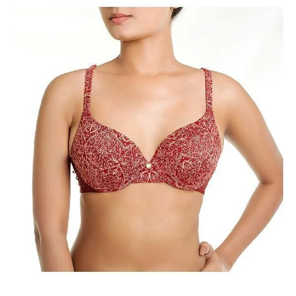 Zen's Level 2 Push up Underwired Bra Floral Lace Bra