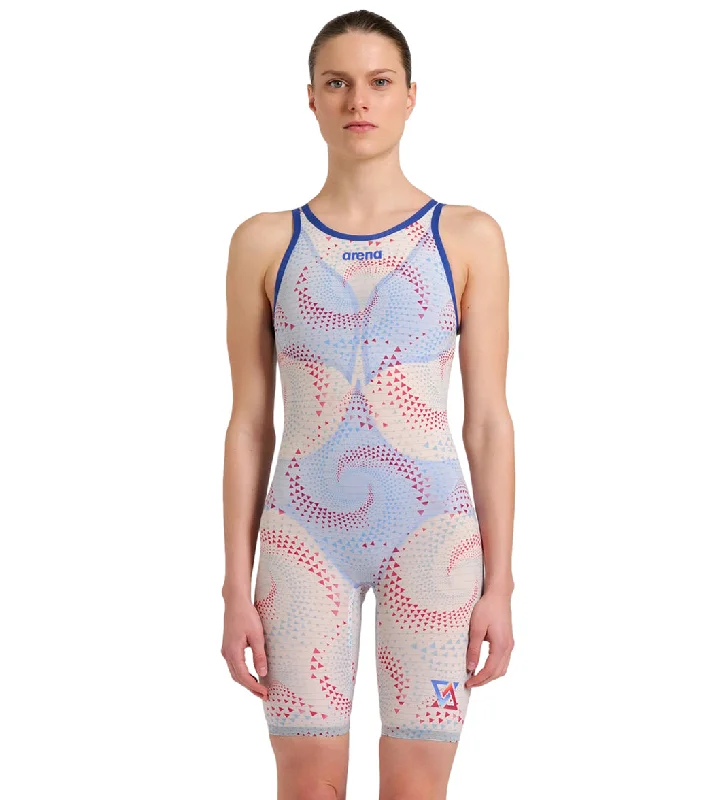 Arena Women's Powerskin Fireflow Carbon Air2 SL LE Open Back Tech Suit Swimsuit Fireflow Mesh Panel Swimwear