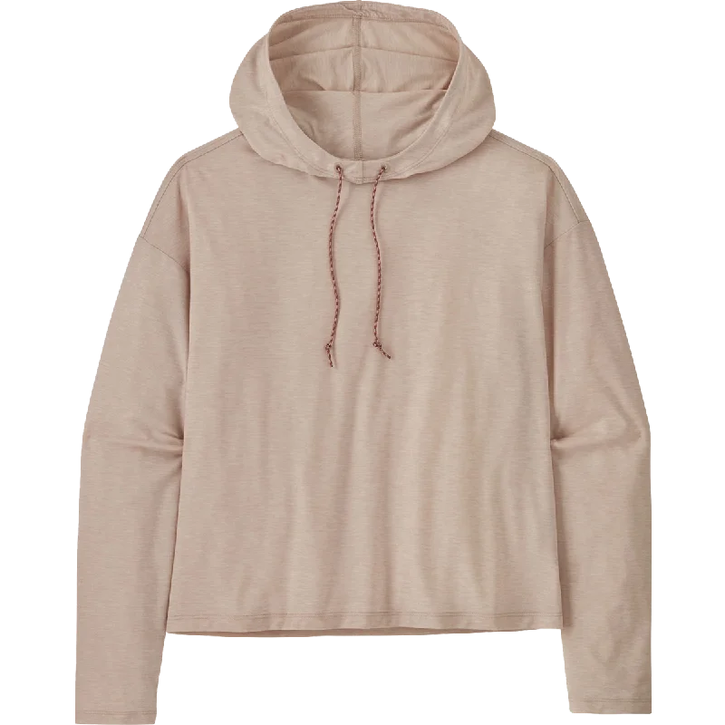 Women's Long Sleeve Glorya Hooded Top Hoodie with Embroidery Detailed Premium