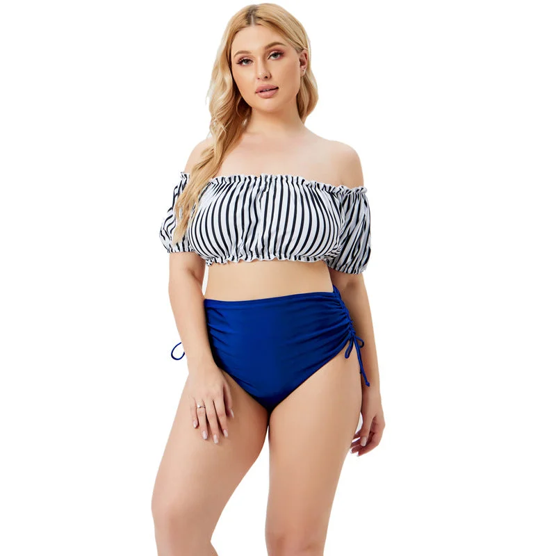 Women Plus Sizes Bikinis Swimwear Sporty Swim Shorts