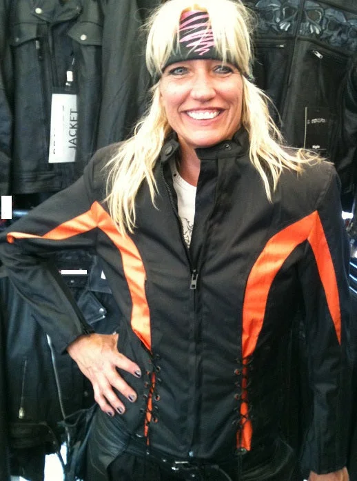 Women textile motorcycle jacket - Orange Stripes Satin Jacket Silk Jacket Chiffon Jacket Women textile motorcycle jacket - Orange Stripes Satin Jacket Silk Jacket Chiffon Jacket