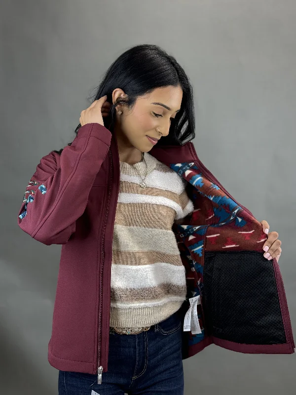 ARIAT JACKET TAWNY PORT/BAJA TEAM SOFTSHELL Print Jacket Jacquard Jacket Patchwork Jacket ARIAT JACKET TAWNY PORT/BAJA TEAM SOFTSHELL Print Jacket Jacquard Jacket Patchwork Jacket