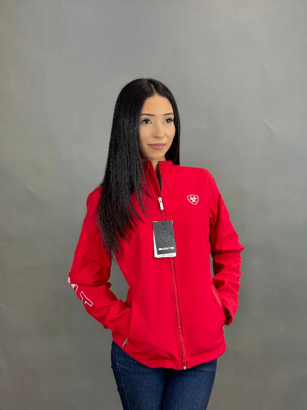 ARIAT JACKET FOR WOMEN RED ROJO TEAM MEXICO Front Pockets Side Pockets Patch Pockets ARIAT JACKET FOR WOMEN RED ROJO TEAM MEXICO Front Pockets Side Pockets Patch Pockets