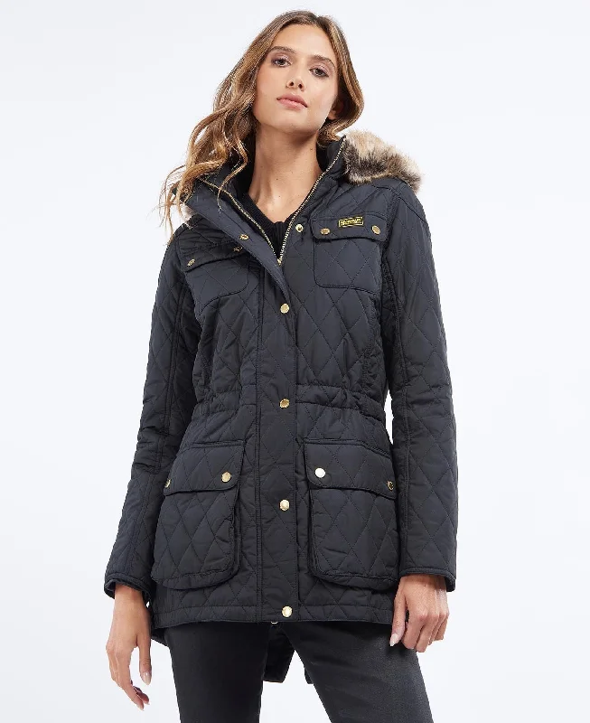 Barbour International Enduro Quilted Jacket Black Hoodie Zip-Up Jacket Button-Up Jacket Barbour International Enduro Quilted Jacket Black Hoodie Zip-Up Jacket Button-Up Jacket