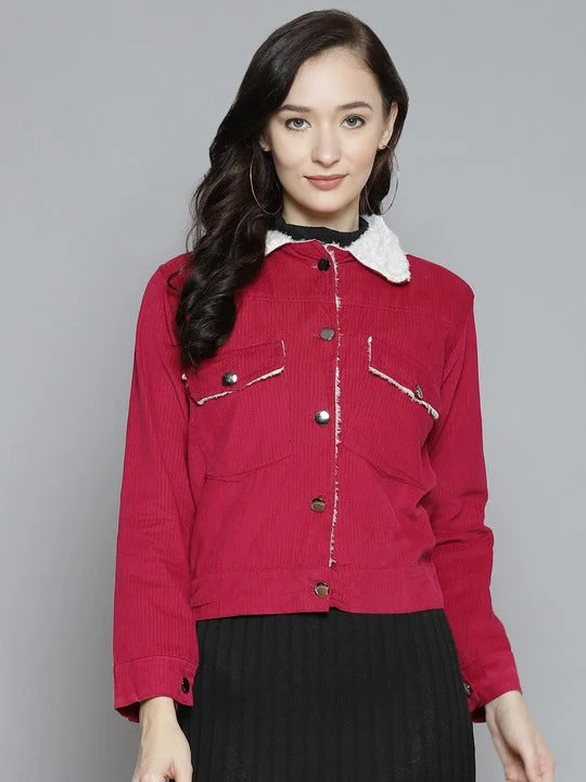 Fuchsia Pink Feather Collar Front Open Jacket Faux Fur Jacket Real Fur Jacket Shearling Jacket Fuchsia Pink Feather Collar Front Open Jacket Faux Fur Jacket Real Fur Jacket Shearling Jacket