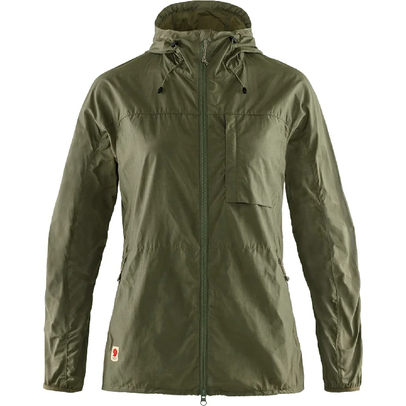 Fjallraven Women's High Coast Wind Jacket F83516 Tiered Jacket Buttoned Jacket Zippered Jacket Fjallraven Women's High Coast Wind Jacket F83516 Tiered Jacket Buttoned Jacket Zippered Jacket