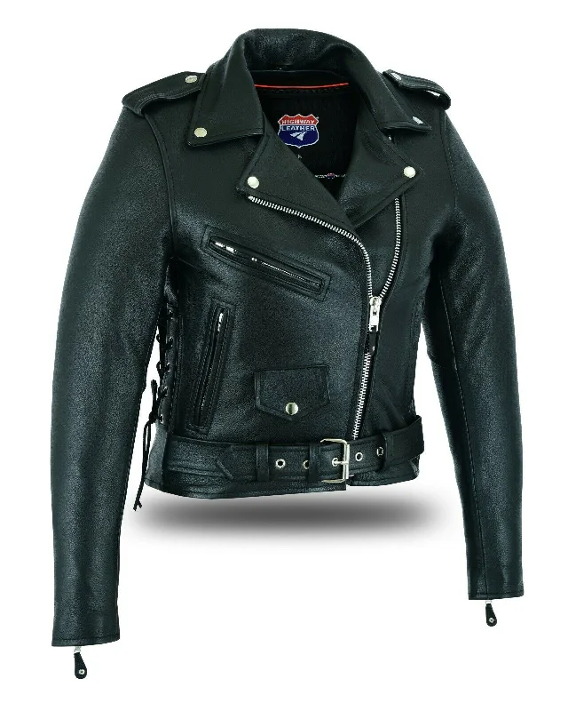 Women's Full Length Motorcycle Jacket with Side Lace Faux Fur Fabric Real Fur Fabric Shearling Fabric Women's Full Length Motorcycle Jacket with Side Lace Faux Fur Fabric Real Fur Fabric Shearling Fabric