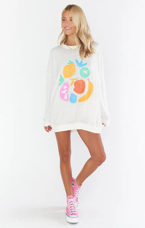 James Sweatshirt ~ Fruit Graphic Hoodie Sweatshirt Pullover