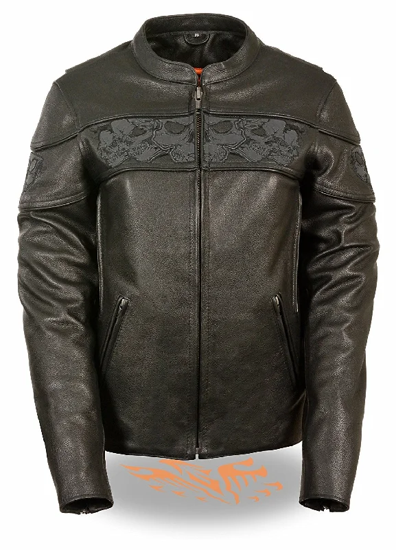 Women's Crossover Scooter Jacket w/ Reflective Skulls Faux Fur Jacket Real Fur Jacket Shearling Jacket Women's Crossover Scooter Jacket w/ Reflective Skulls Faux Fur Jacket Real Fur Jacket Shearling Jacket