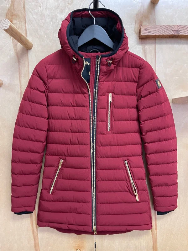 Moose Knuckles Women Rckcliff Jacket M30LJ115 865 Red Lace Jacket Ribbed Jacket Sequined Jacket Moose Knuckles Women Rckcliff Jacket M30LJ115 865 Red Lace Jacket Ribbed Jacket Sequined Jacket