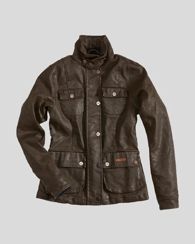Rokkertech Jacket Lady Brown Notch Collar Jacket Peter Pan Collar Jacket Cowl Neck Jacket Rokkertech Jacket Lady Brown Notch Collar Jacket Peter Pan Collar Jacket Cowl Neck Jacket