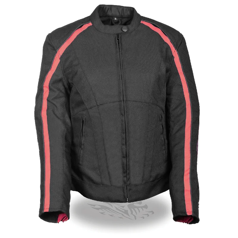 Women's Textile Jacket w/ Stud & Wings Detailing Collared Jacket Crew Neck Jacket Turtle Neck Jacket Women's Textile Jacket w/ Stud & Wings Detailing Collared Jacket Crew Neck Jacket Turtle Neck Jacket
