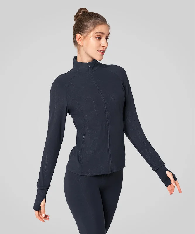 Shift Abstract Pattern Full Zip Jacket | Women's Sports Jacket V-Neck Jacket Boat Neck Jacket Square Neck Jacket Shift Abstract Pattern Full Zip Jacket | Women's Sports Jacket V-Neck Jacket Boat Neck Jacket Square Neck Jacket