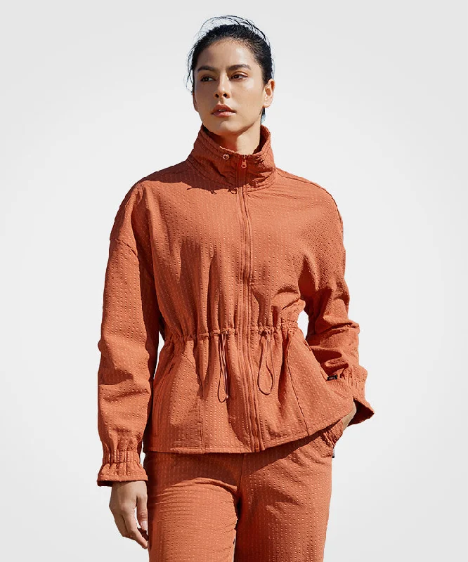 Shift Textured Drawstring Waist Fleece lined Jacket | Women's Sports Jacket Belted Jacket Elasticated Jacket Padded Jacket Shift Textured Drawstring Waist Fleece lined Jacket | Women's Sports Jacket Belted Jacket Elasticated Jacket Padded Jacket