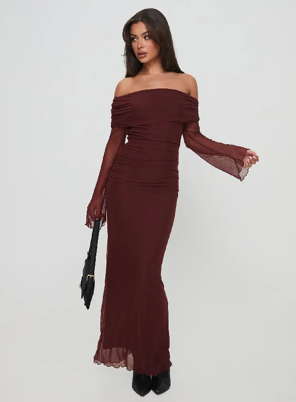 Consideration Maxi Dress Chocolate Chic Button-Up Maxi Dress