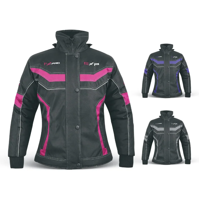 Women Snow Mobile Jacket BFR 7700 Notch Collar Jacket Peter Pan Collar Jacket Cowl Neck Jacket