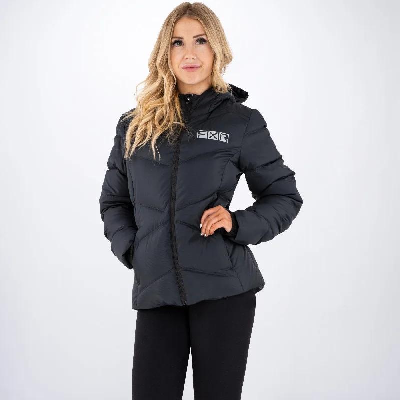 Women's Elevation Synthetic Down Jacket Nylon Fabric Polyester Fabric Spandex Fabric