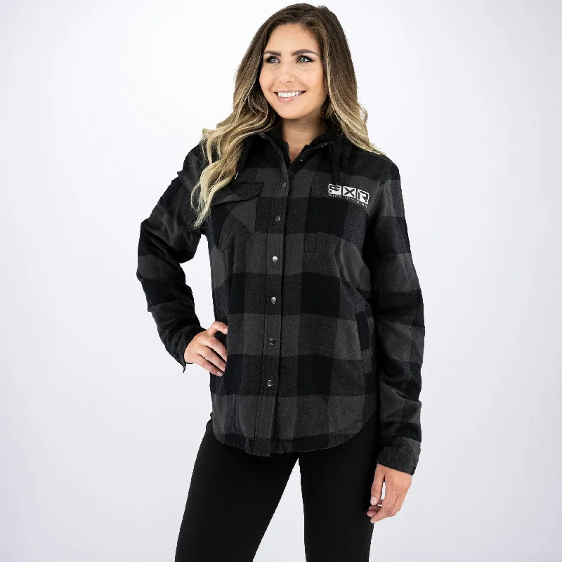 Women's Timber Insulated Flannel Jacket Print Jacket Jacquard Jacket Embroidered Jacket