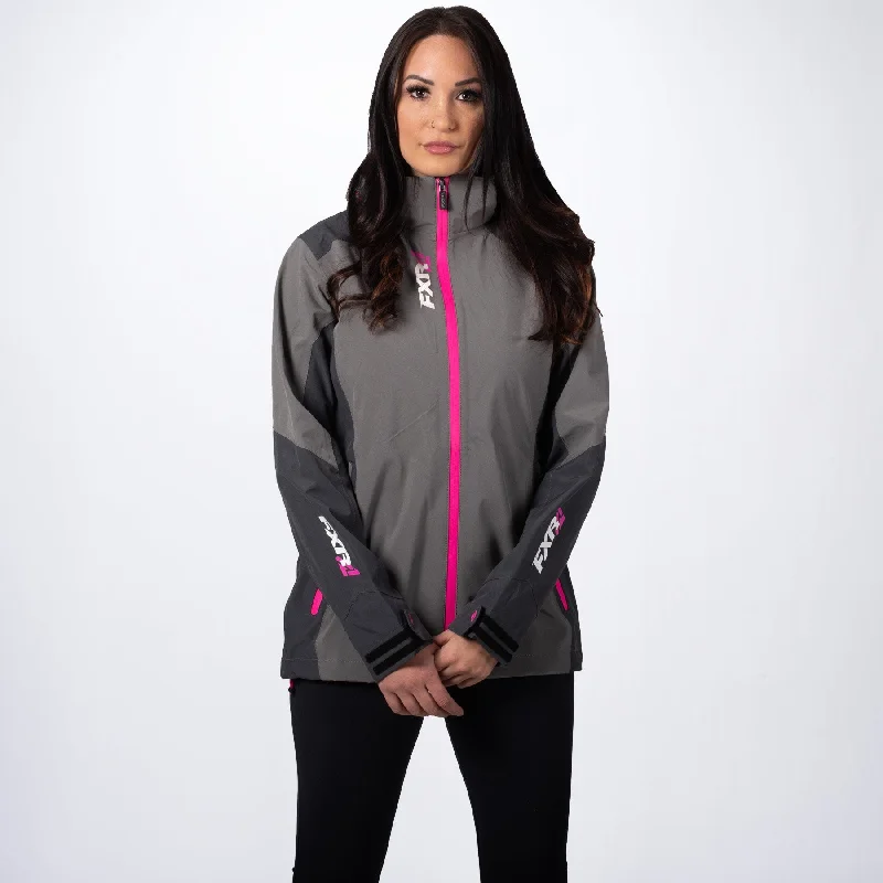 Women's Vertical Edge Tri-Lam Jacket 18S Zip Front Button Front Snap Front