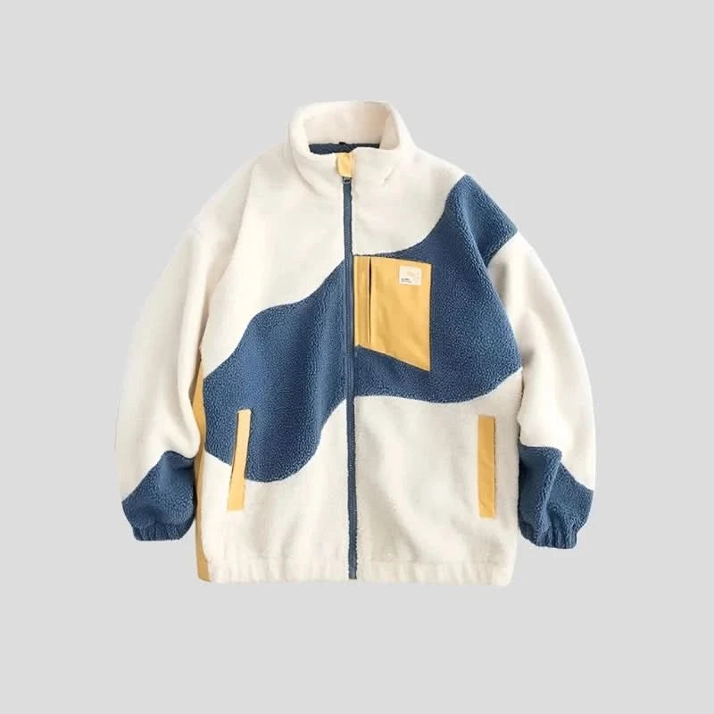 Winter Varsity Jacket - Unisex Rayon Fabric Velvet Fabric Corduroy Fabric