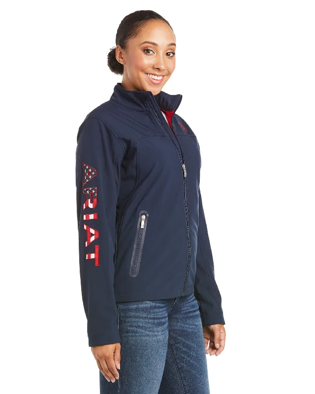 Women's New Team Softshell Jacket Insulated Jacket Fitted Jacket Loose Jacket