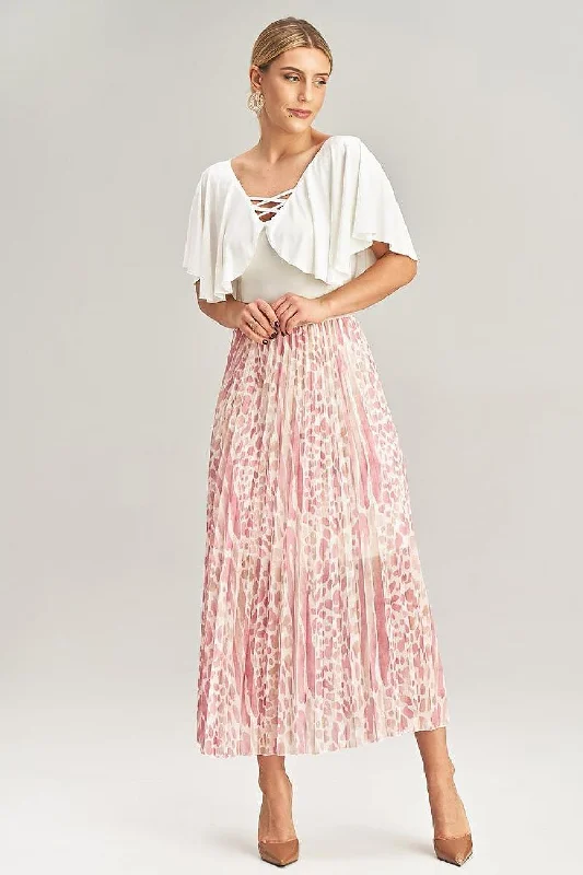 Long skirt Figl linen skirt relaxed