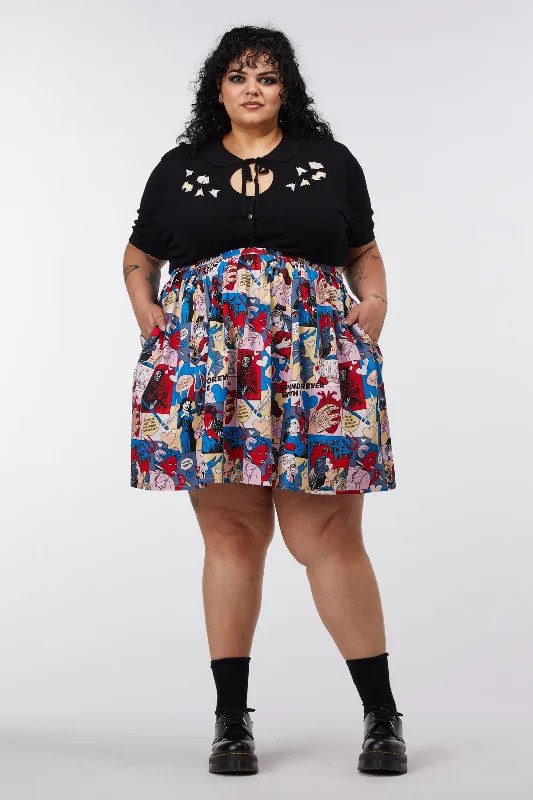 Love At First Bite Skirt Curve denim skirt stylish