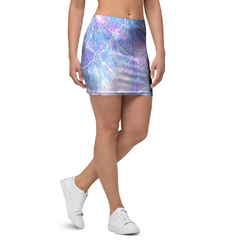 Mermaid Galaxy Space Mini Skirt slim fit skirt