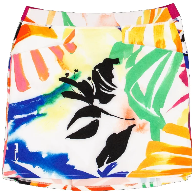 RLX Ralph Lauren Printed Aim 15in Abstract Palms Womens Golf Skort casual skirt length