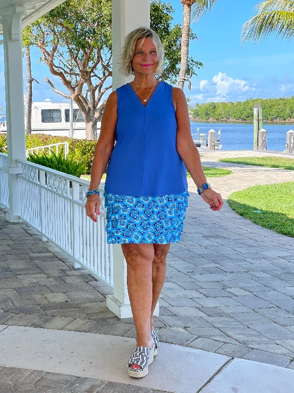 BAHAMA BLUE TURTLE CHA CHA SKORT wrap skirt elegant